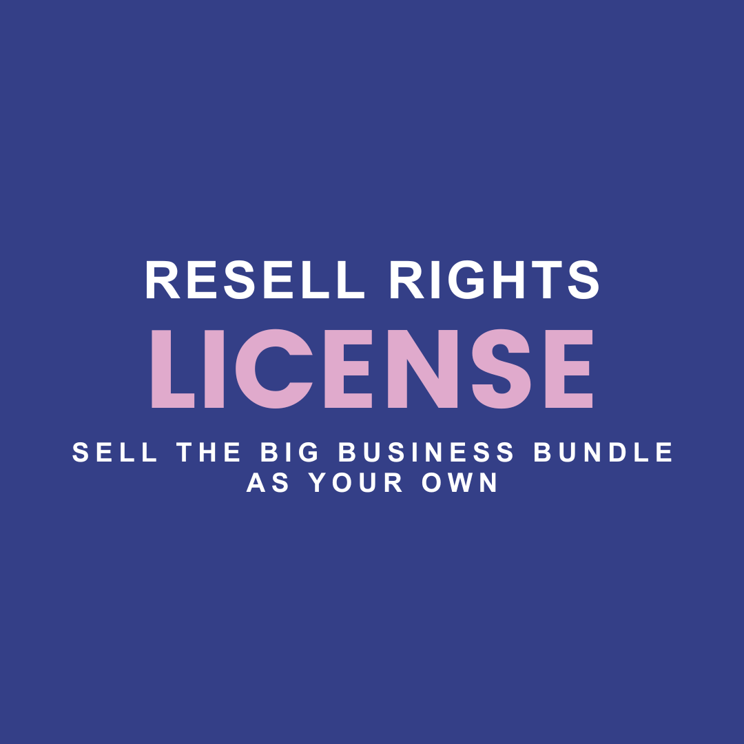 Resell License For Big Business Bundle - MGC